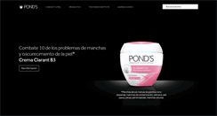Desktop Screenshot of ponds.com.ar