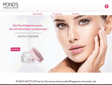 Tablet Screenshot of ponds.de